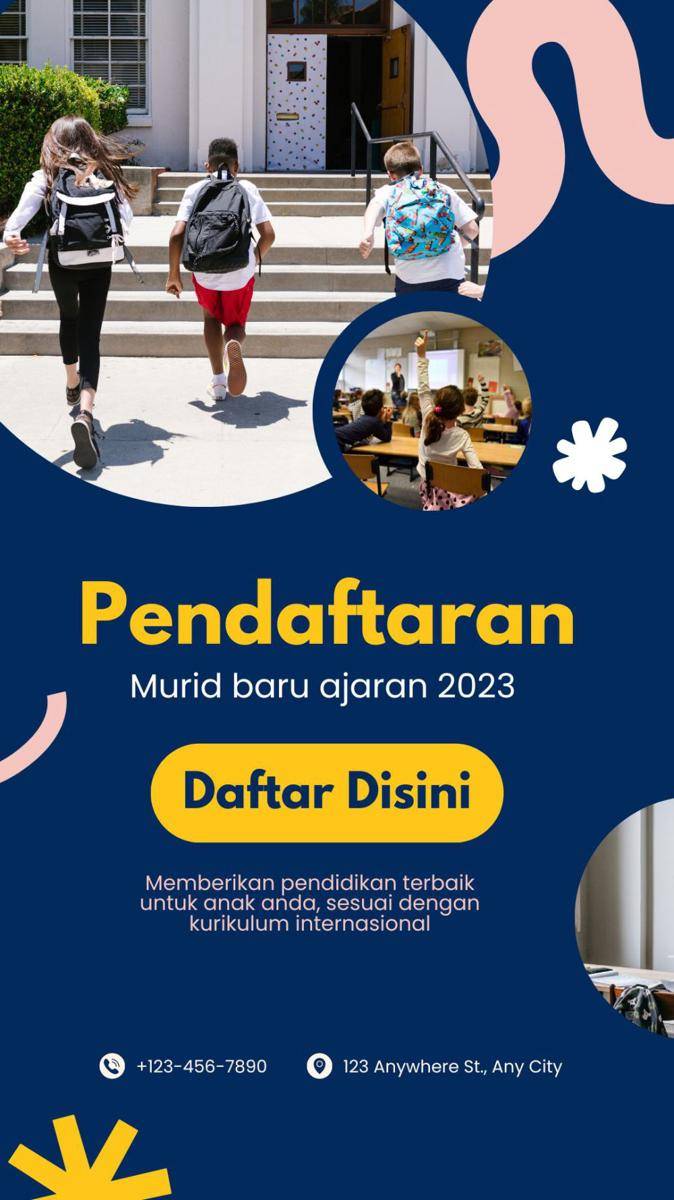 brosur penerimaan siswa baru (canva.com)