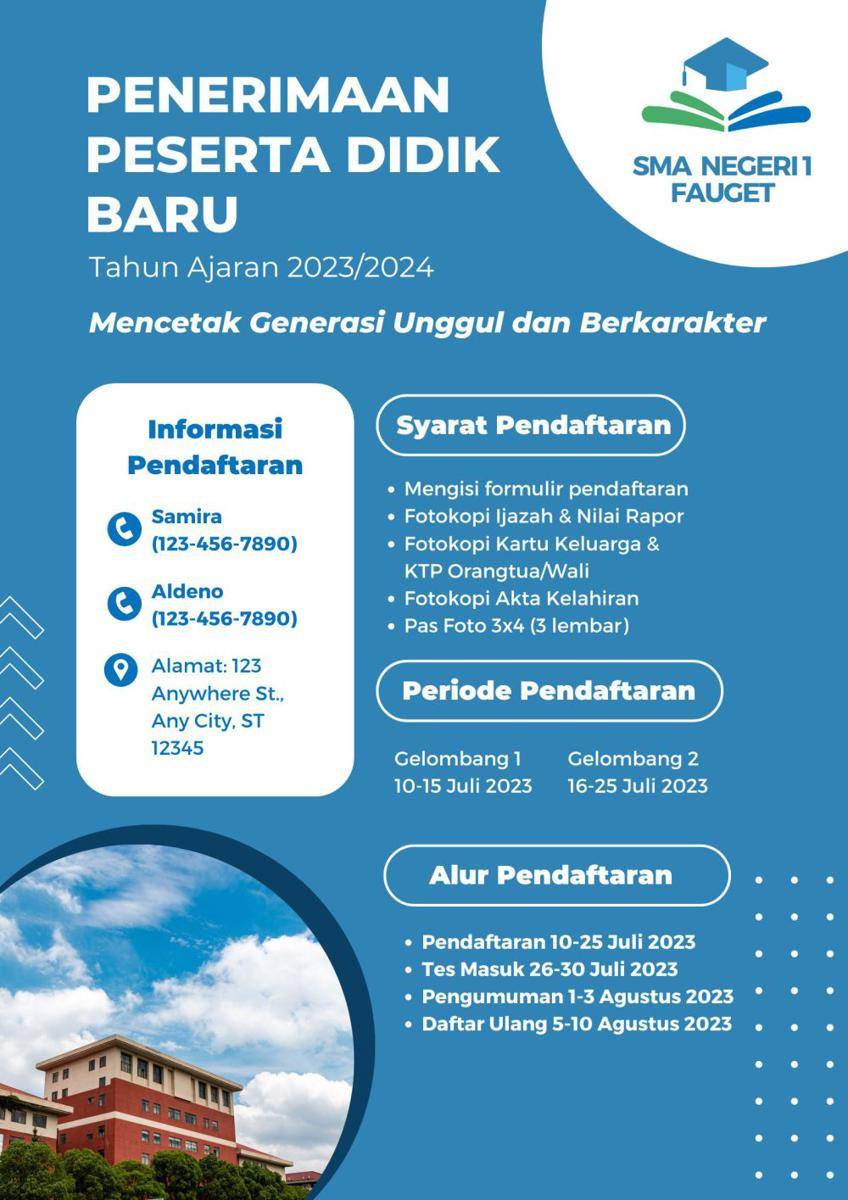 brosur penerimaan siswa baru (canva.com)