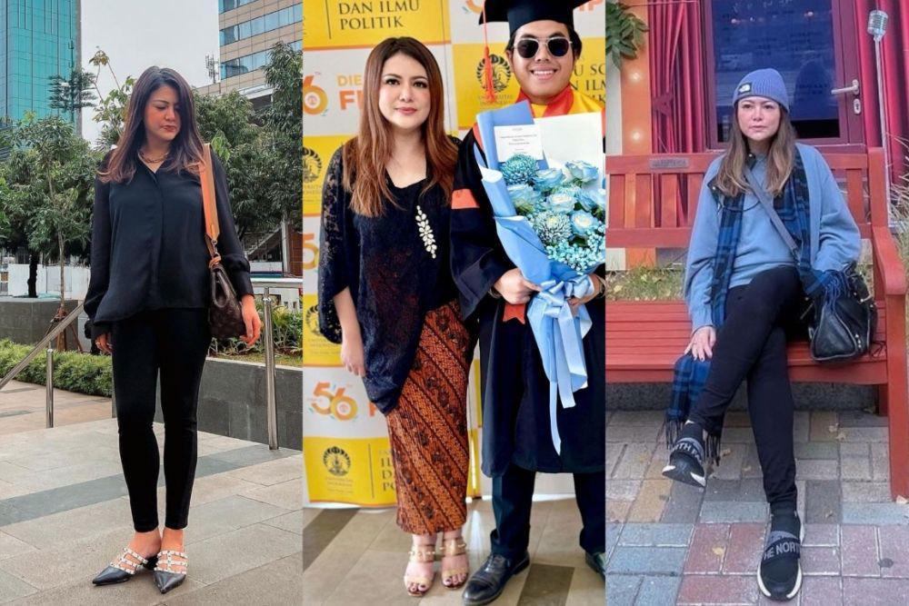 10 Inspirasi OOTD Wina Natalia, Gaya Santun nan Elegan