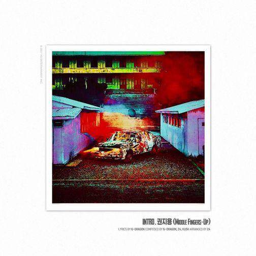 poster lagu Middle Fingers-Up (dok. YG/G-DRAGON 2017 WORLD TOUR IN JAPAN)