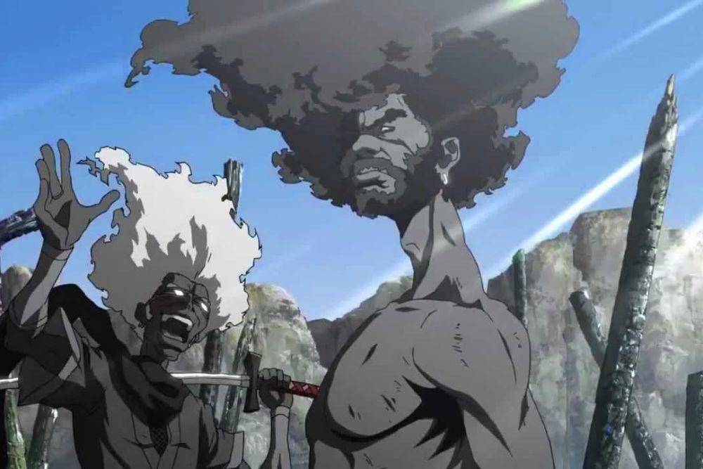 karakter Ninja Ninja dan Afro Samurai dalam serial Afro Samurai: Resurrection (dok. Paramount Network/Afro Samurai: Resurrection)