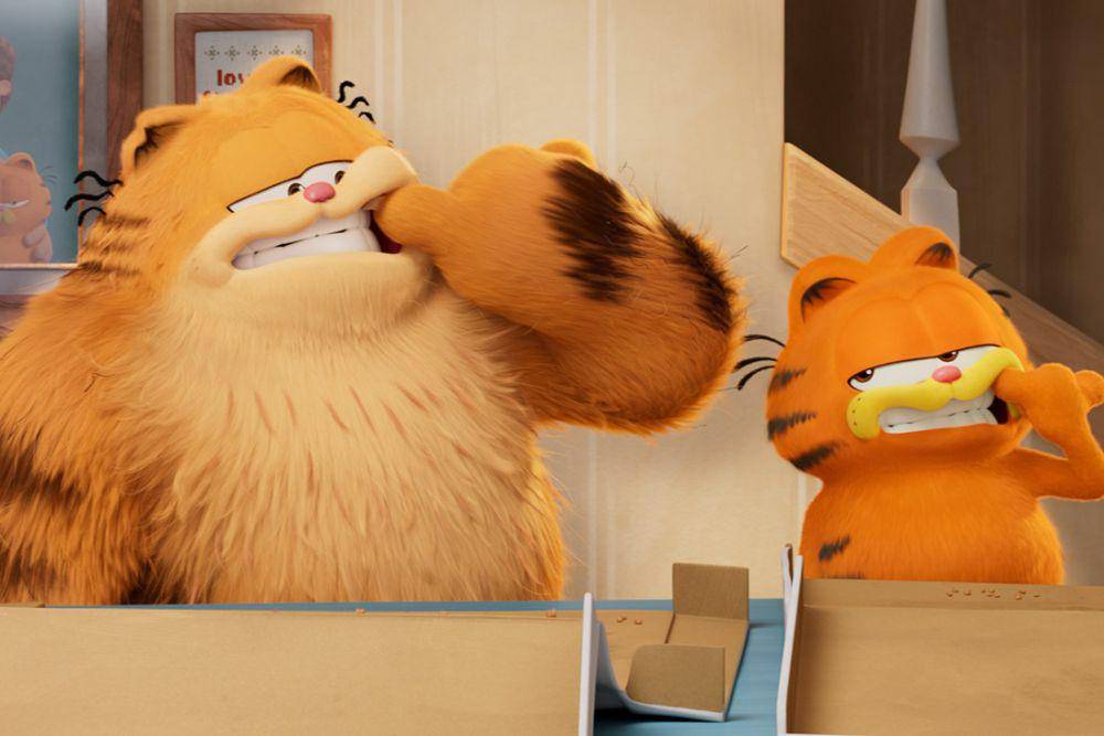 karakter Vic (kiri) dalam film The Garfield Movie (dok. Columbia Pictures/The Garfield Movie)
