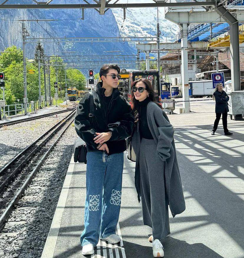 potret Baifern Pimchanok dan Nine Naphat liburan di Swiss (instagram.com/naphat_nine)