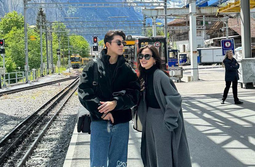 7 Potret Baifern Pimchanok dan Nine Naphat Liburan di Swiss, Seru!