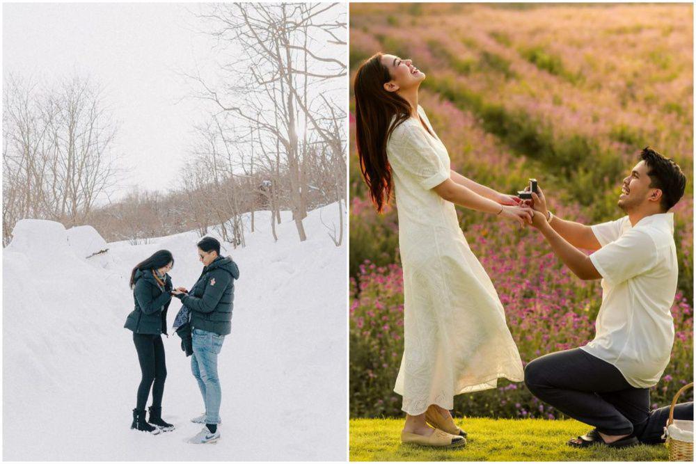 7 Seleb Pria ini Lamar Kekasih di Tahun 2024, Romantis!