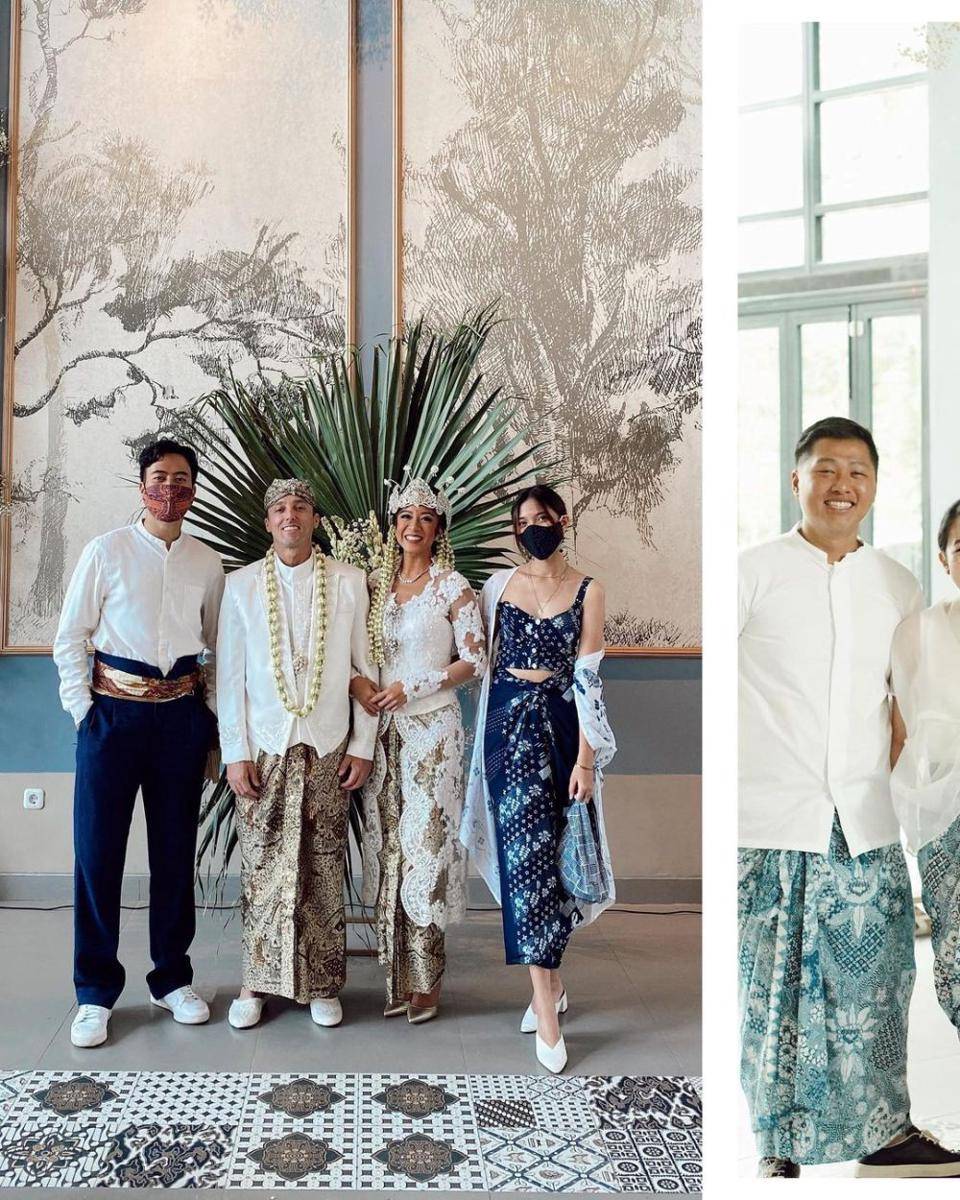 OOTD Kondangan Vidi Aldiano dan Sheila Dara. (instagram.com/vidialdiano)