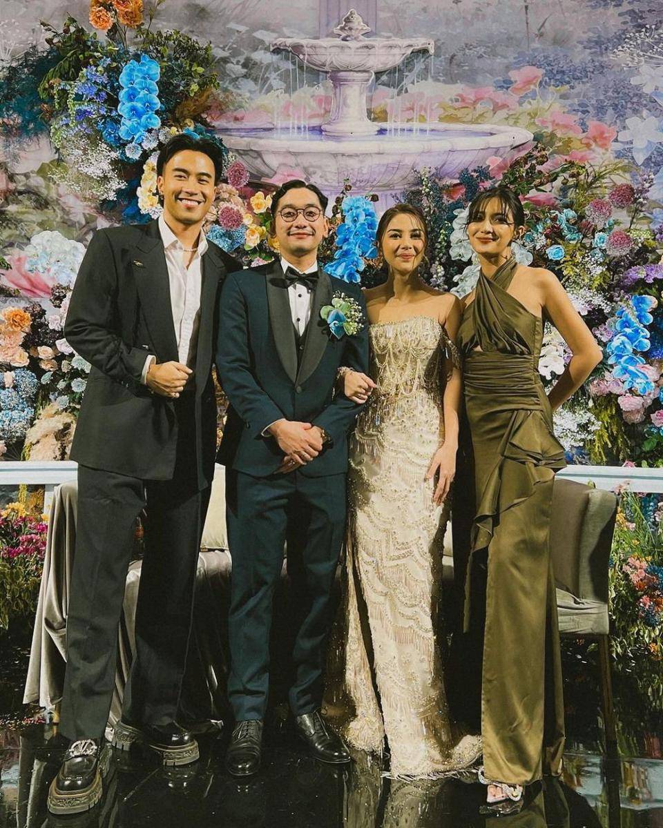 OOTD Kondangan Vidi Aldiano dan Sheila Dara. (instagram.com/vidialdiano)