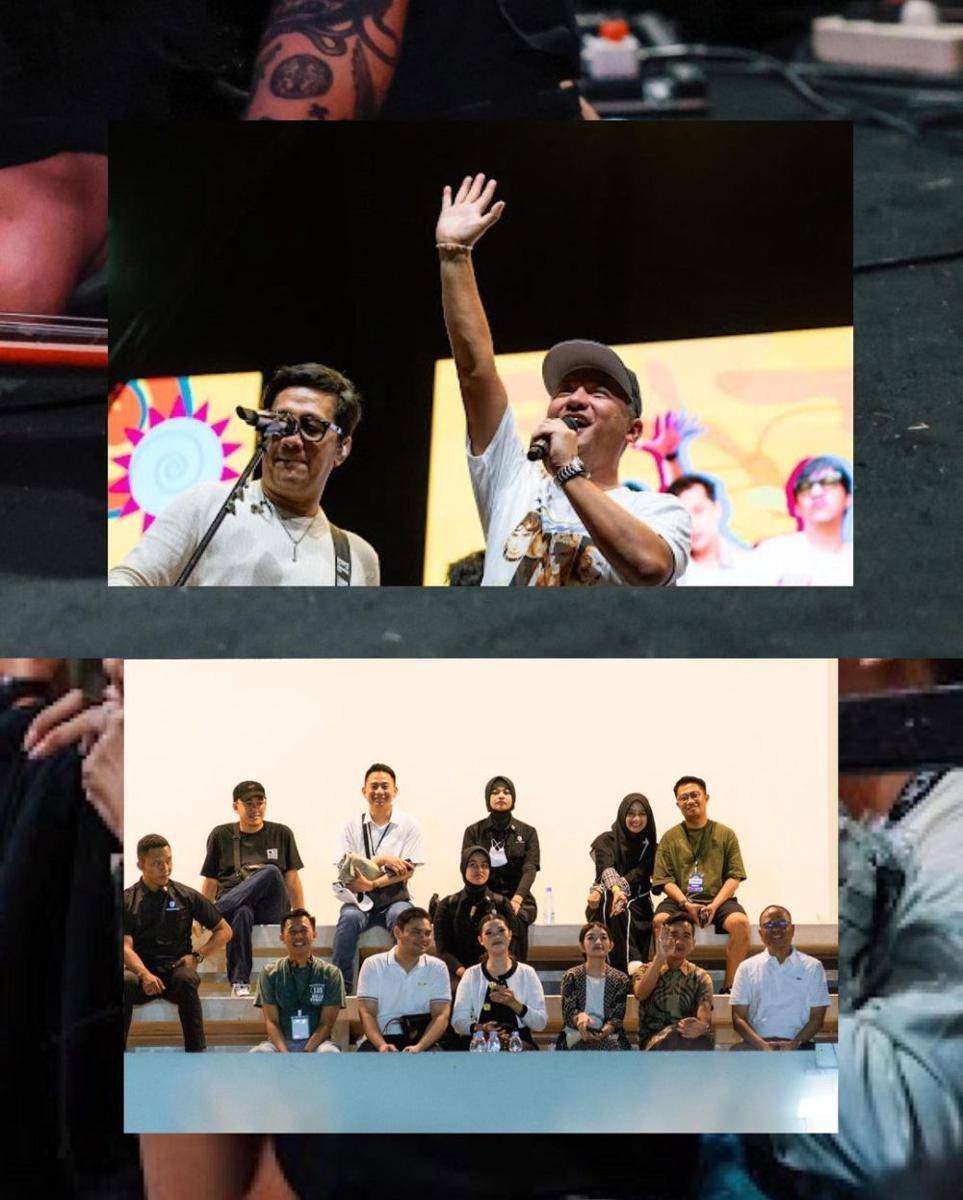 potret Gading Marten jadi vokalis Andre Taulany and Friends (instagram.com/gadiiing)