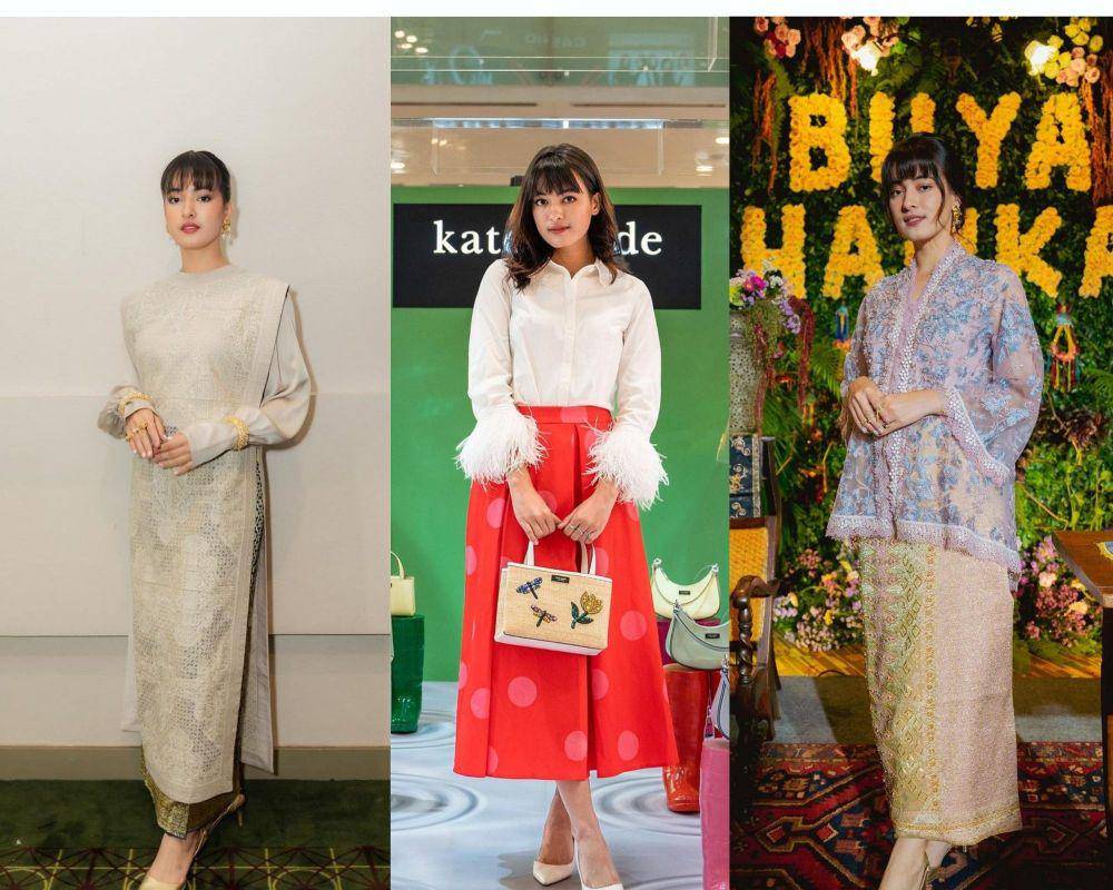 Inspirasi mix and match long skirt Mawar de Jongh (Instagram.com/mawar_eva)