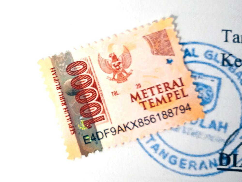 Apa Fungsi Meterai dalam Dokumen?