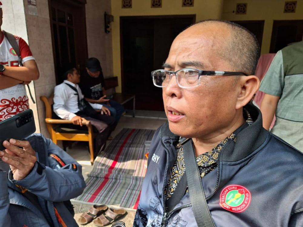Ketua PGRI Wonosari, Rodi Subiyanto. (IDN Times/Rizal Adhi Pratama)