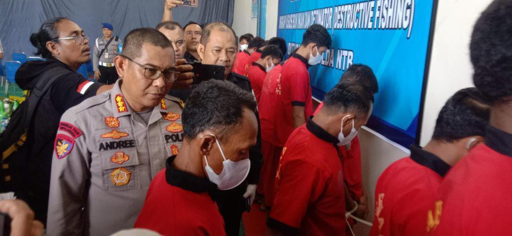 Polda NTB Ringkus 23 Tersangka Pengeboman Ikan