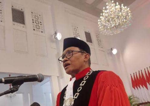 Hakim Konstitusi Ridwan Mansyur.(IDN Times/Foto : Tangkapan layar@antaranews)