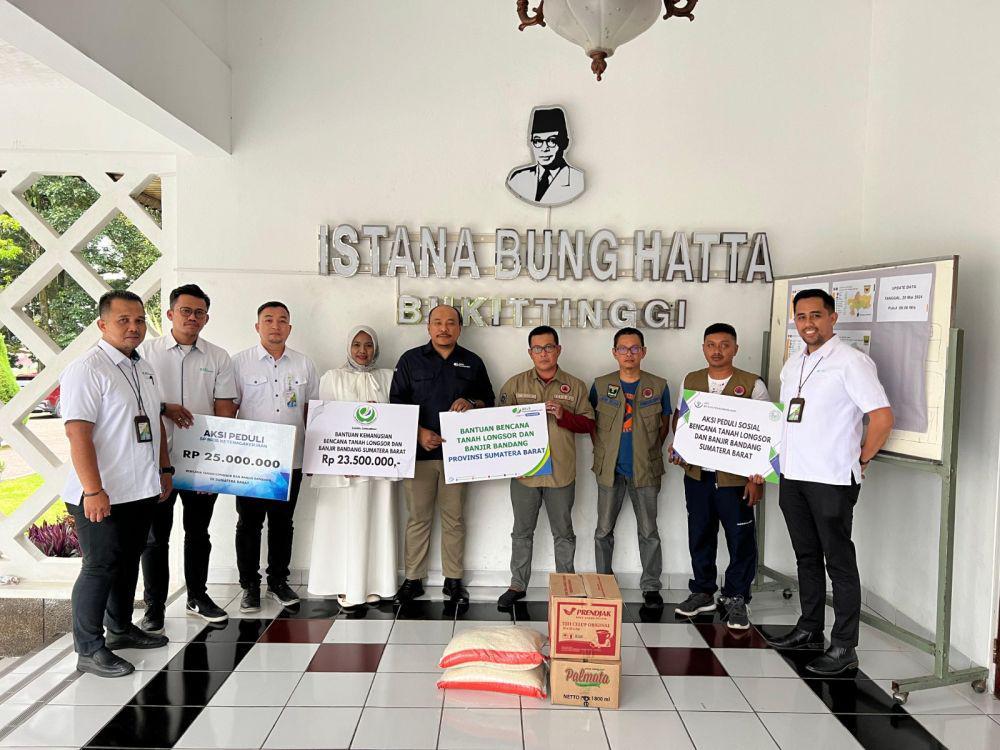 BPJS Ketenagakerjaan Bantu dan Santuni Korban Bencana Alam di Sumbar