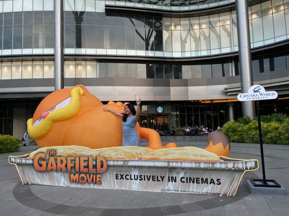The Garfield Movie Installation Hadir di Ciputra World Surabaya