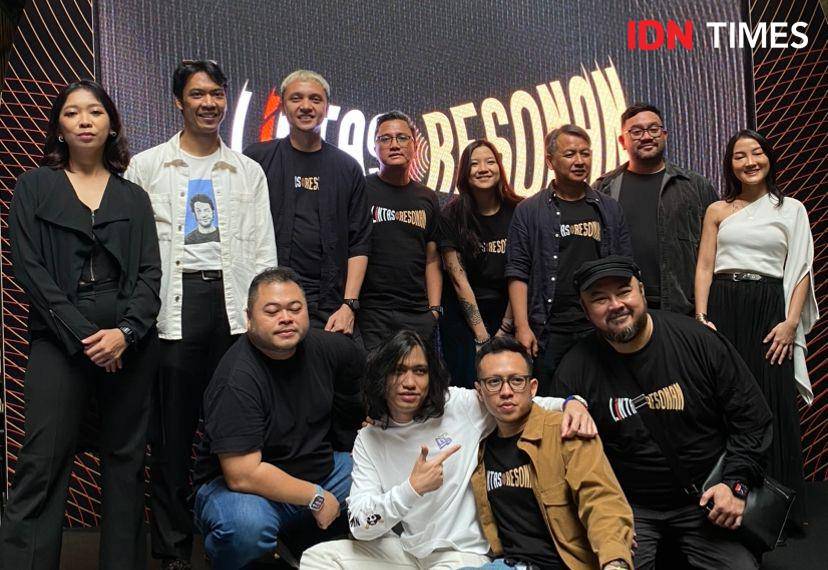 potret presscon Lintas Resonan di kawasan Jakarta Pusat, Rabu (22/5/2024) (dok. IDN Times/Rani Asnurida)