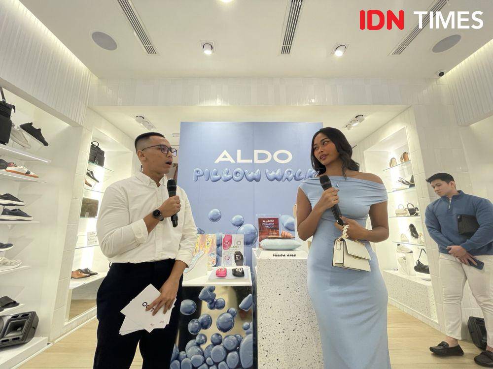 Acara peluncuran ALDO Spring Summer Collection pada Selasa (21/5/24), di Grand Indonesia, Jakarta Pusat. (IDN Times/Dina Fadillah Salma)