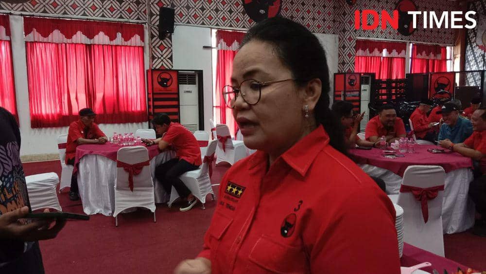 Bendahara PDIP Jateng Agustina Wilujeng. (IDN Times/Fariz Fardianto)