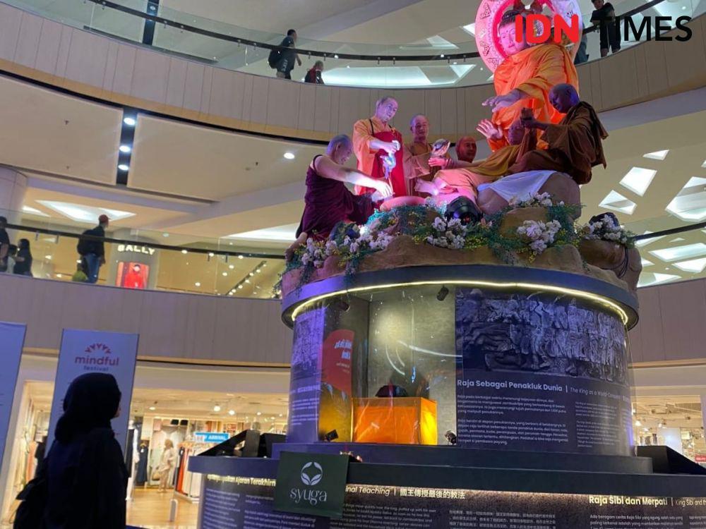 Diorama Buddha di TP Surabaya Pecahkan Rekor MURI