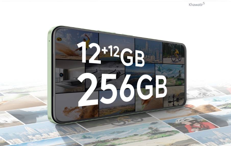 ilustrasi iQOO Z9x dengan RAm 12GB dan memori internal 256GB (iqoo.com)