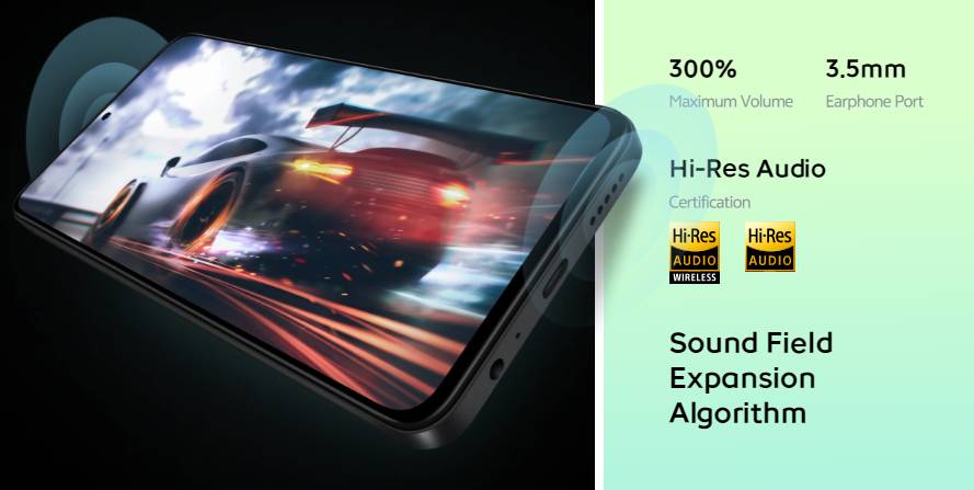 ilustrasi iQOO Z9x dengan speaker stereo (iqoo.com)