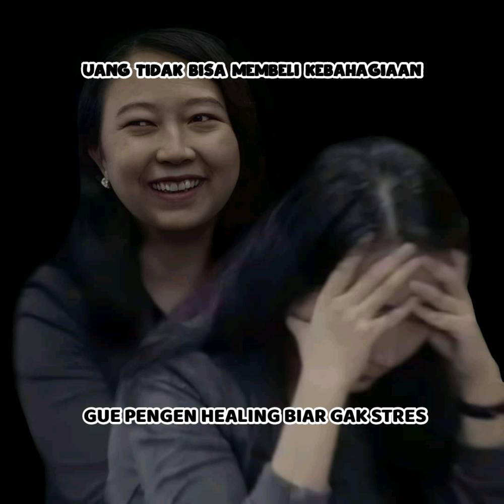 meme uang gak menjamin kebahagiaan (dok. pribadi/Iip Afifullah)