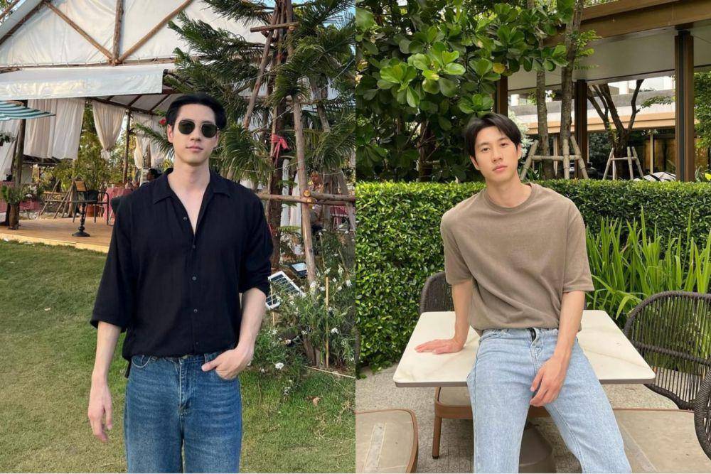 potret gaya french tuck ala Bright Rapheephong (instagram.com/brightrpp)