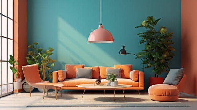 ide ruang tamu colorful bernuansa santai (vecteezy.com/104581530157476087020)