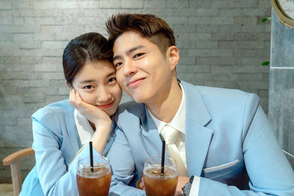 potret Suzy dan Park Bo Gum di balik layar film Wonderland (x.com/acemaker_movie)