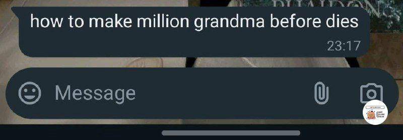 chat lucu salah sebut How to Make Millions Before Grandma Dies (x.com/wintaekim)