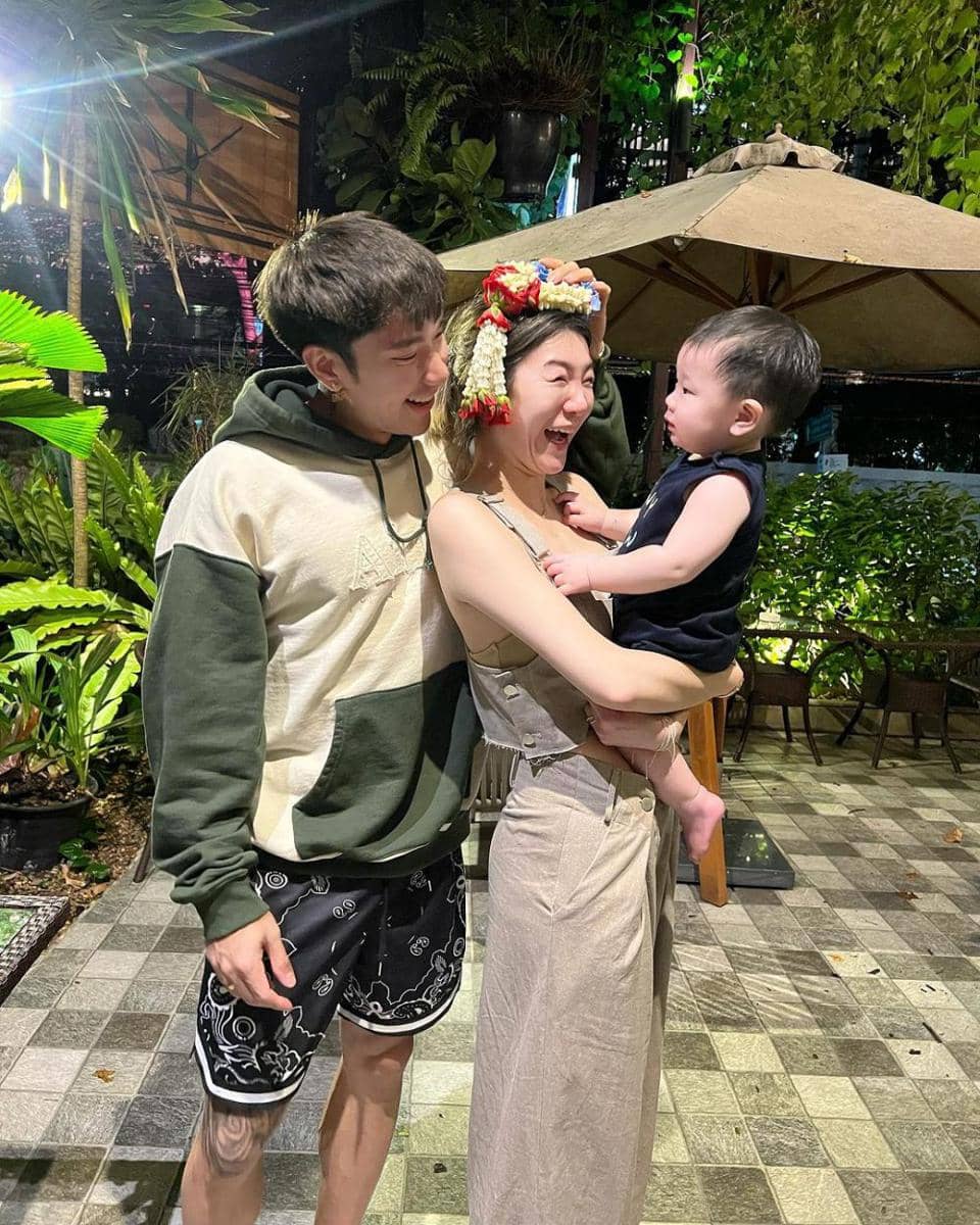 potret outfit kasual ala Boss Suddee saat momong anak (instagram.com/boss.nsbz)