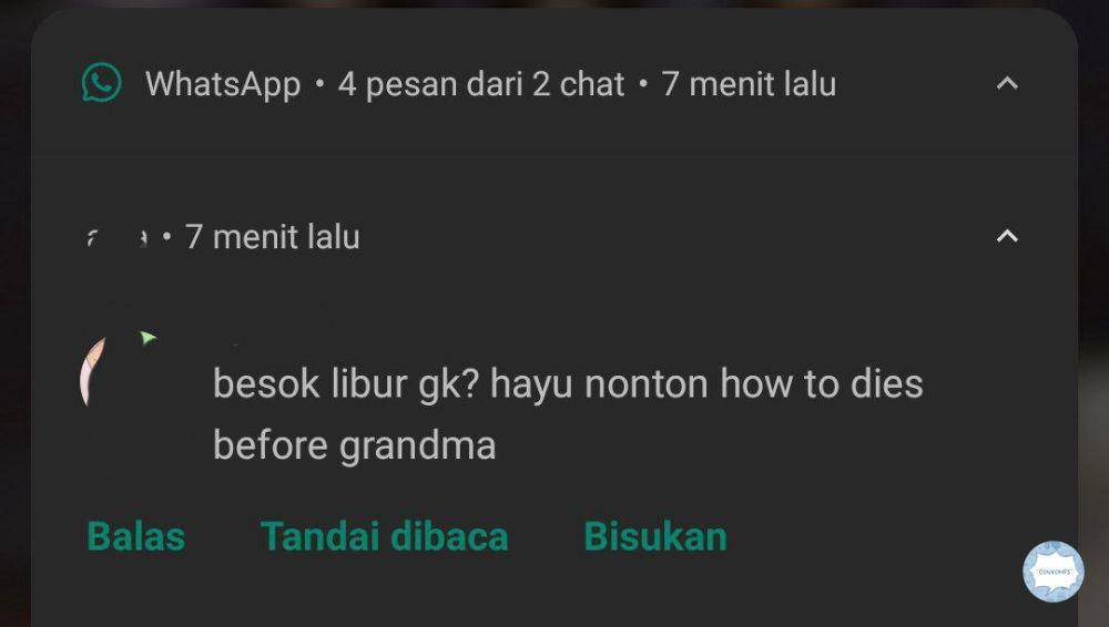 chat lucu salah sebut How to Make Millions Before Grandma Dies (x.com/wintaekim)
