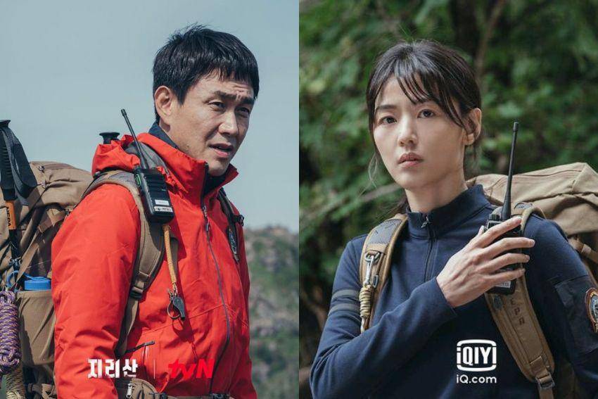 Jun Ji Hyun dan Oh Jung Se (dok. tvN/Jirisan)