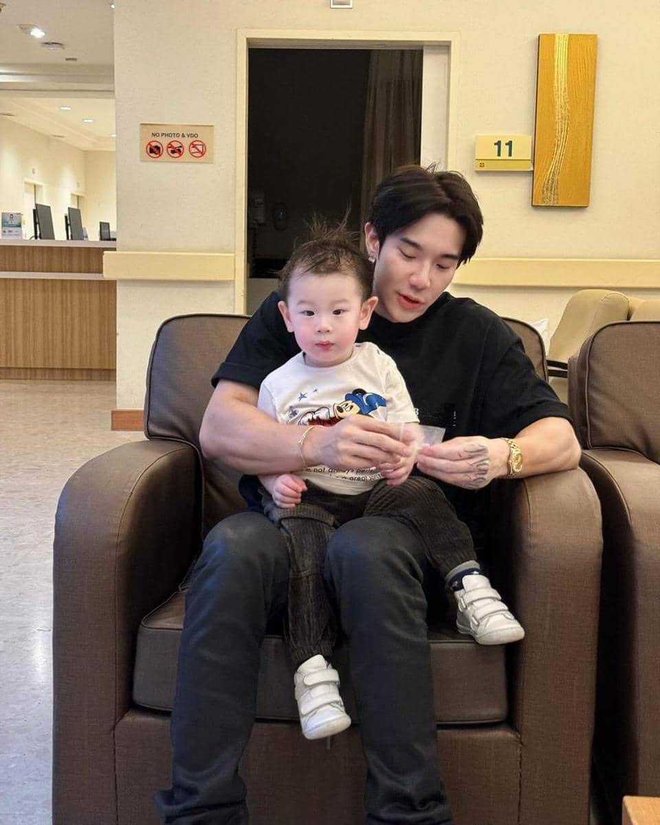 potret outfit kasual ala Boss Suddee saat momong anak (instagram.com/boss.nsbz)