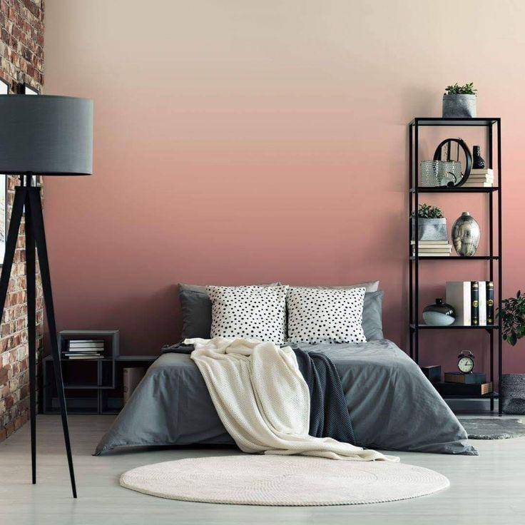 dekorasi ruangan dengan warna ombre (hearthomemag.co.uk)