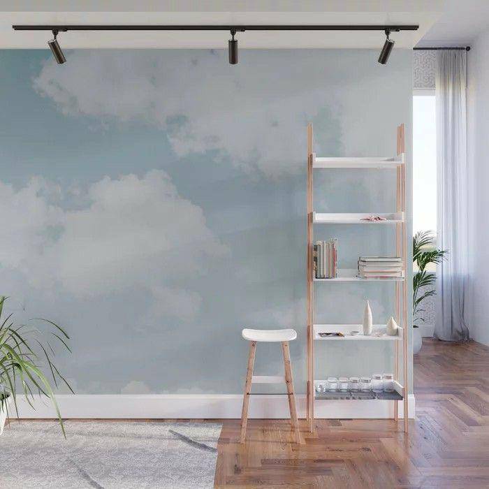 dekorasi ruangan dengan warna ombre (society6.com)