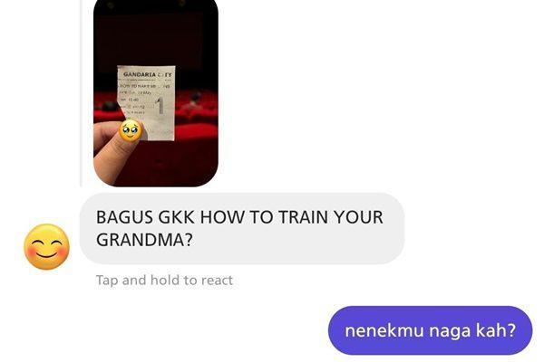 Chat Lucu Salah Sebut Judul How to Make Millions Before Grandma Dies