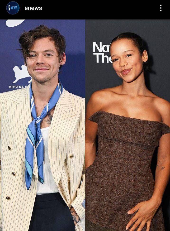 potret Harry Styles dan Taylor Russell (instagram.com/enews)