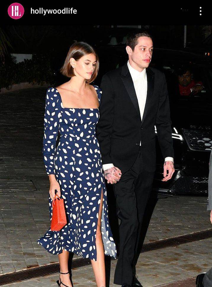 potret Kaia Gerber dan Pete Davidson (instagram.com/hollywoodlife)