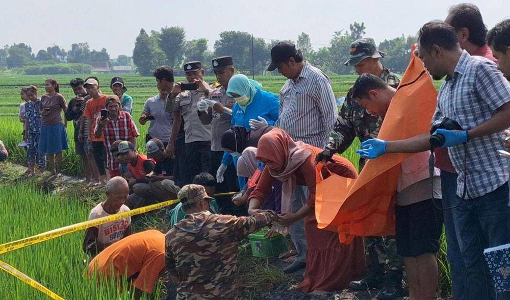 Seorang petani ditemukan tewas tersengat jebakan tikus listrik di area persawahan Desa Sumberbening, Kecamatan Bringin. IDN Times/ Riyanto.
