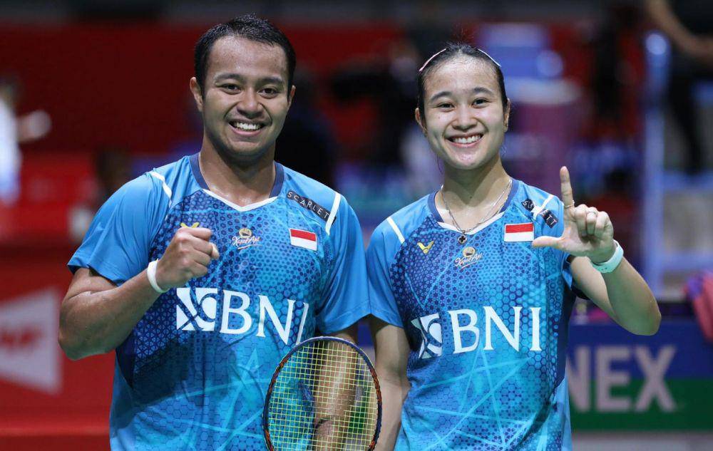 Rehan Naufal Kusharjanto/Lisa Ayu Kusumawati di Malaysia Masters 2024 (dok. PP PBSI)