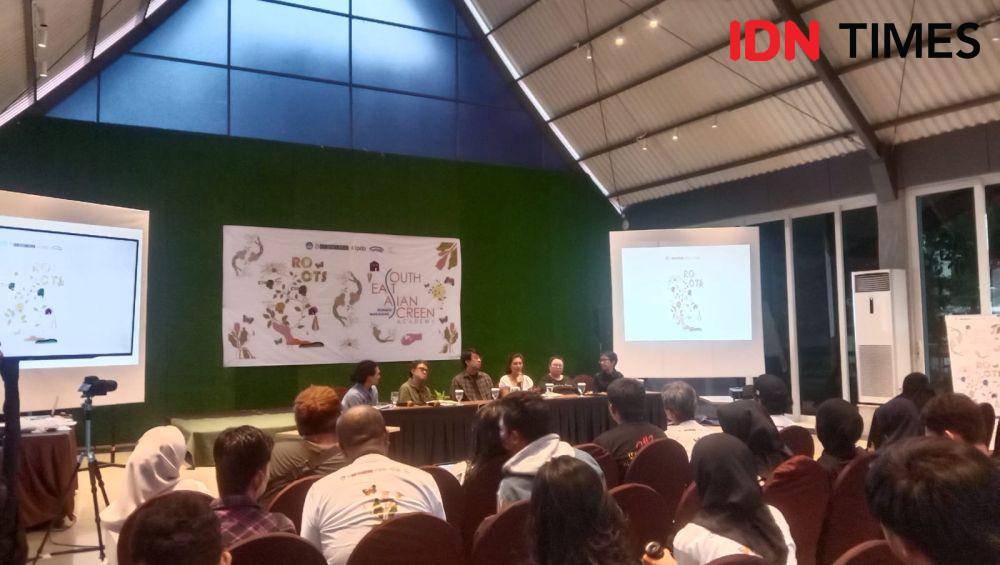 Konferensi pers SEAScreen Academy 2024 di Hotel Maxone, Makassar, Rabu (22/5/2024). (IDN Times/Asrhawi Muin)