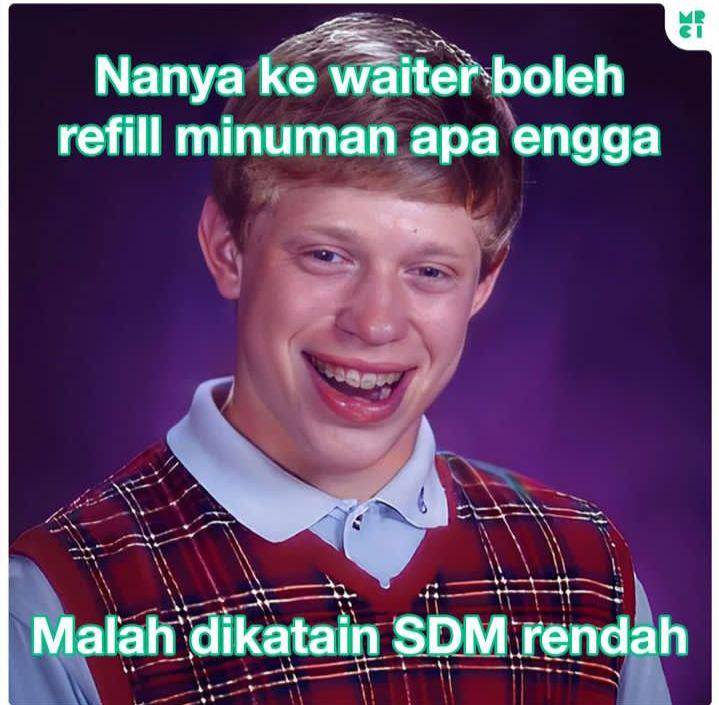 meme SDM rendah (instagram.com/mrci.id)