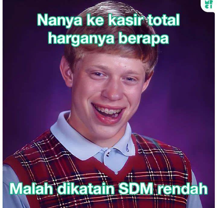 meme SDM rendah (instagram.com/mrci.id)