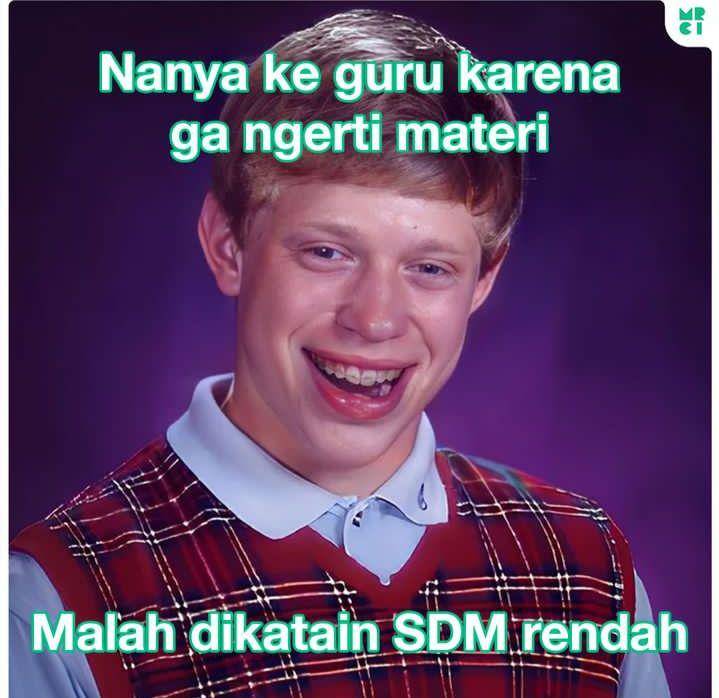 meme SDM rendah (instagram.com/mrci.id)