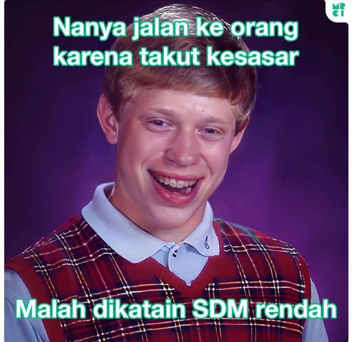 meme SDM rendah (instagram.com/mrci.id)