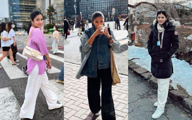 9 Referensi Outfit Liburan ala Naysilla Mirdad, Nyaman dan Stylish