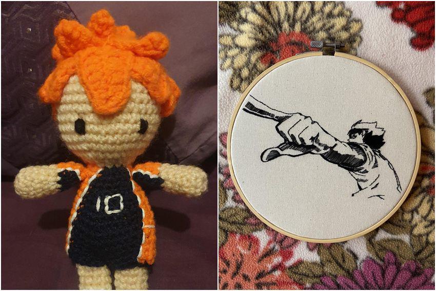 8 Karya Buatan Tangan Tema Haikyu!!, Ada Boneka Hinata Lucu!