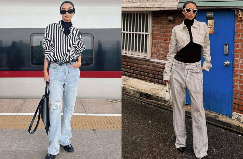 9 Gaya OOTD Black and White ala Vira Tandia, Anti Monoton!