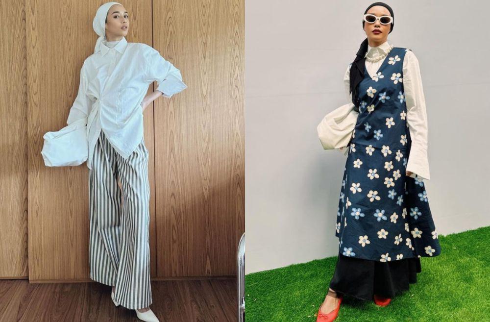 10 Inspirasi Outfit Business Casual ala Vira Tandia, Berkelas!
